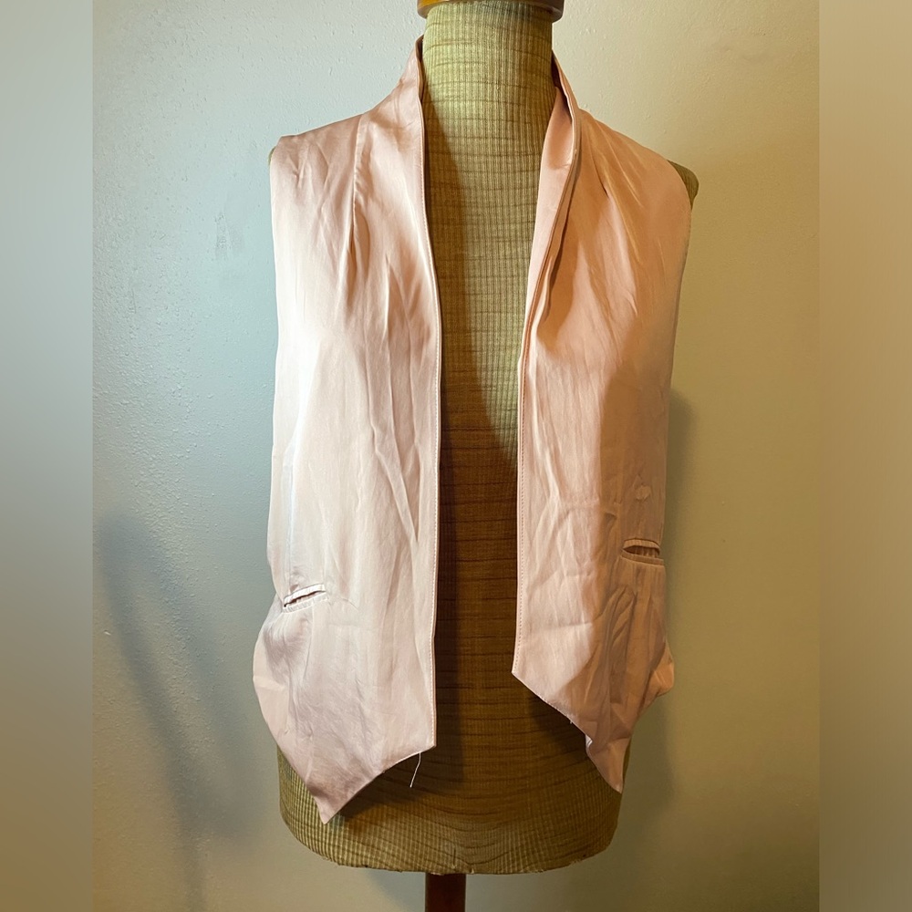 Forever 21 casual vest, Peach FT10272, Size L, Brand New, NWT, Women’s vest